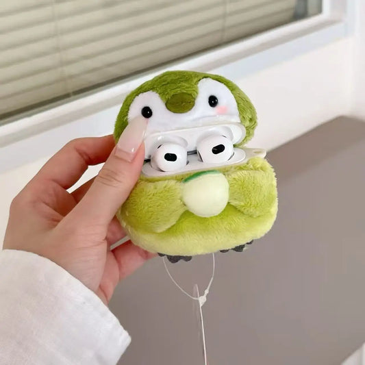 Matcha Penguin Plush Airpods Case