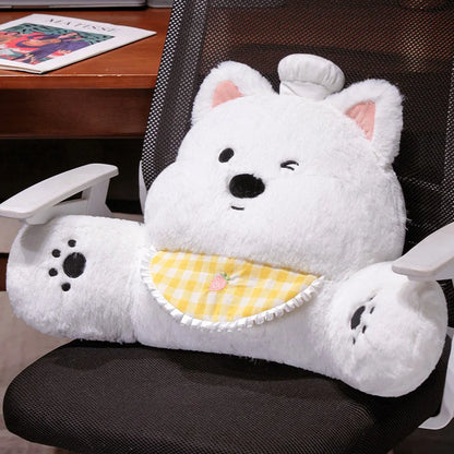 West Highland White Terrier Dog Resting Cushion Pillow Seat