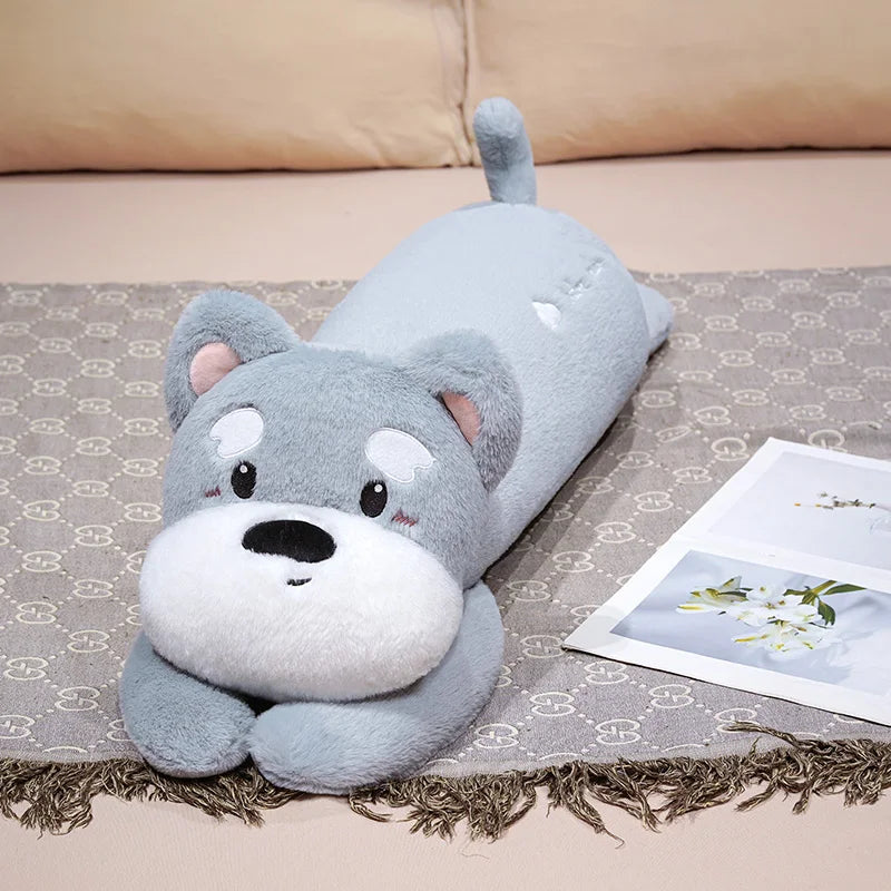 Sweet Laying Husky Dog Plush