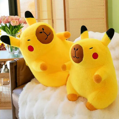 Yellow Pikabara Capybara Plush