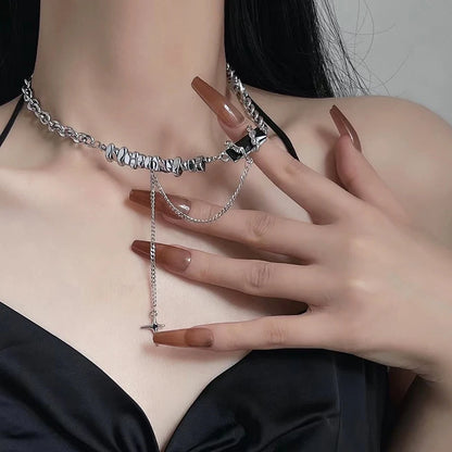 Eclipse Cross Y2K Choker Necklace