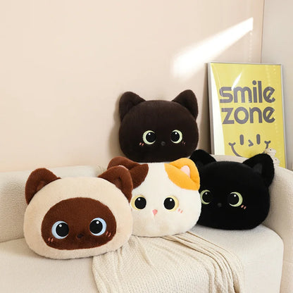 Kawaii Fluffy Cat Plush Pillows
