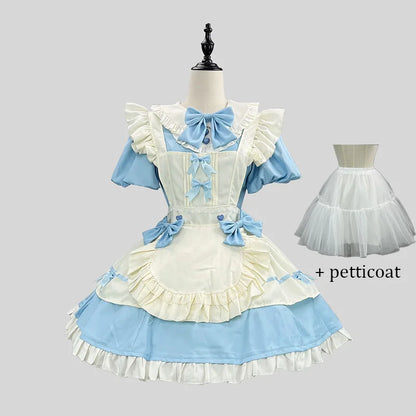 Kawaii Two-Tone Lolita Maid Cosplay Women's Dress Collection