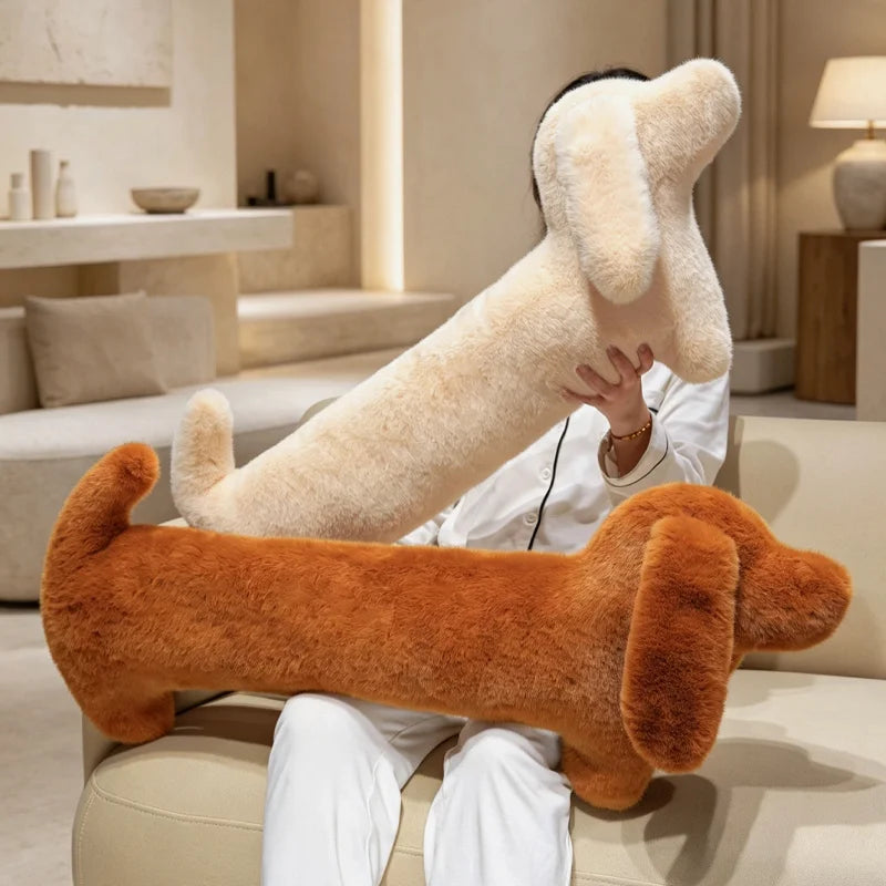 Long Snuggle Dachshund Sausage Dog Plushie