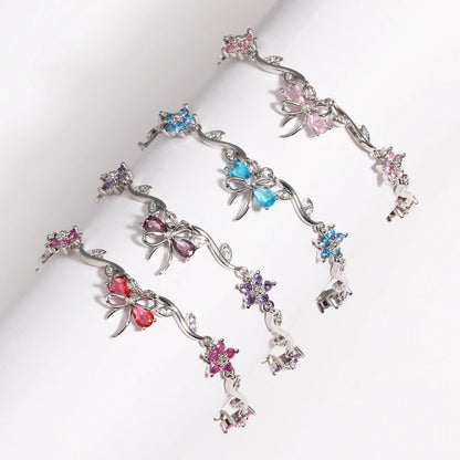 Sweetheart Bowknot Floral Bracelet
