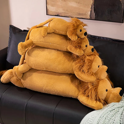 Long Lion Snuggle Buddy Plushies