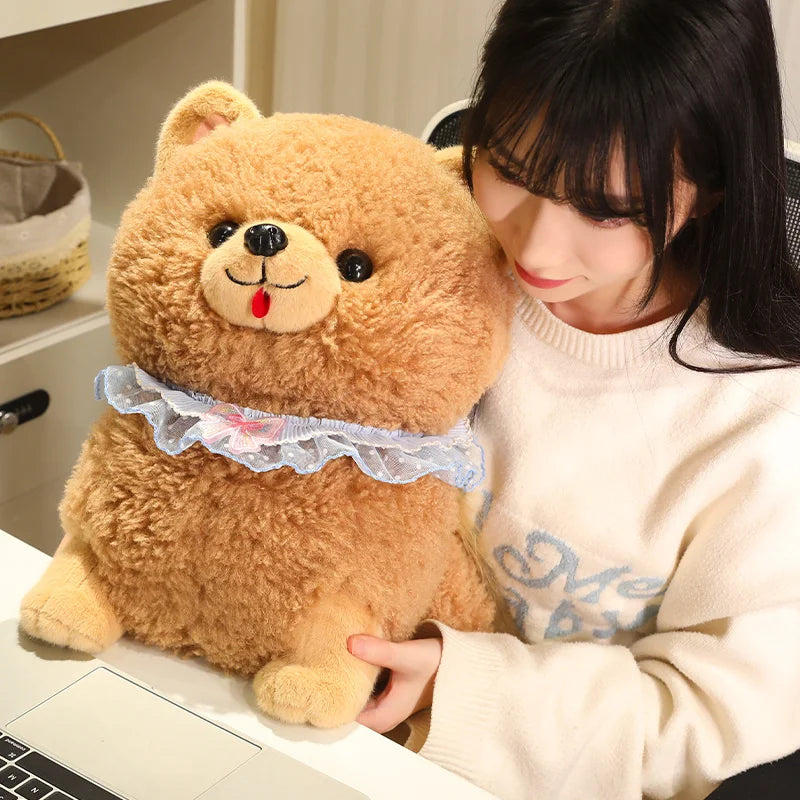 Yumi and Koji the Pomeranian Dog Plushies