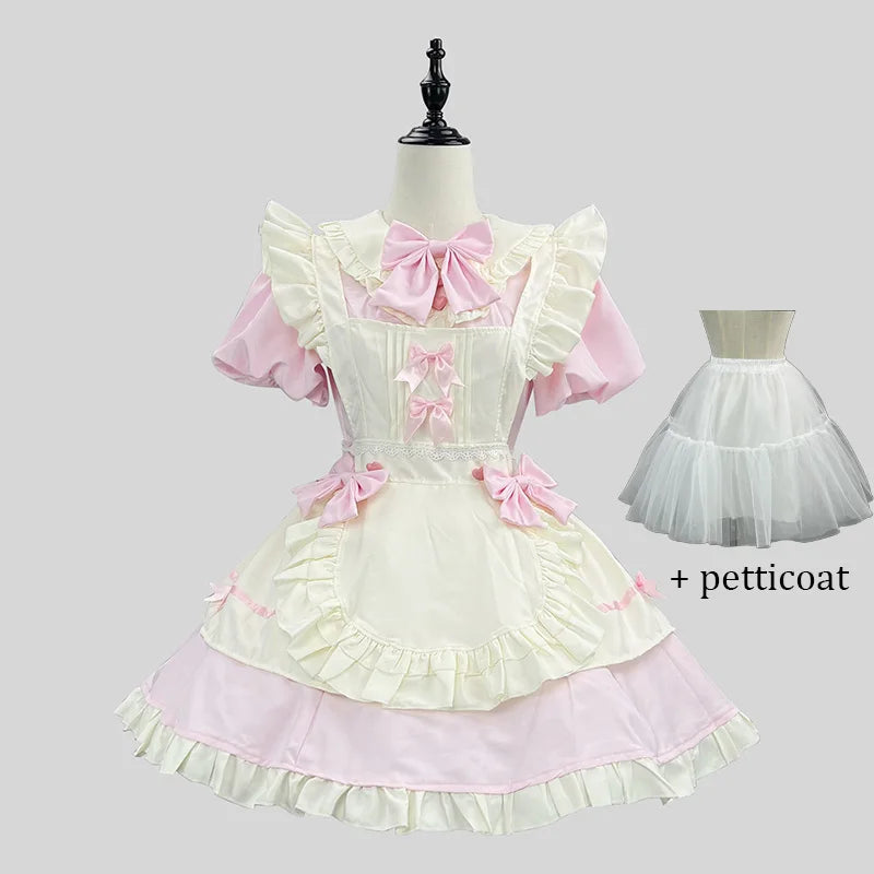 Kawaii Two-Tone Lolita Maid Cosplay Women's Dress Collection