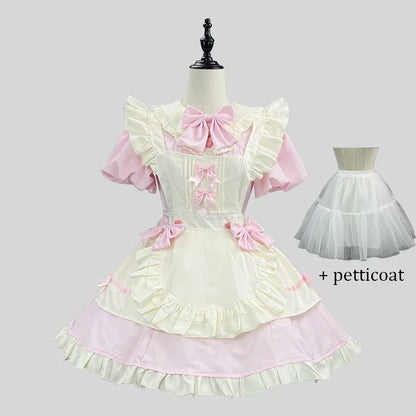 Kawaii Two-Tone Lolita Maid Cosplay Women's Dress Collection