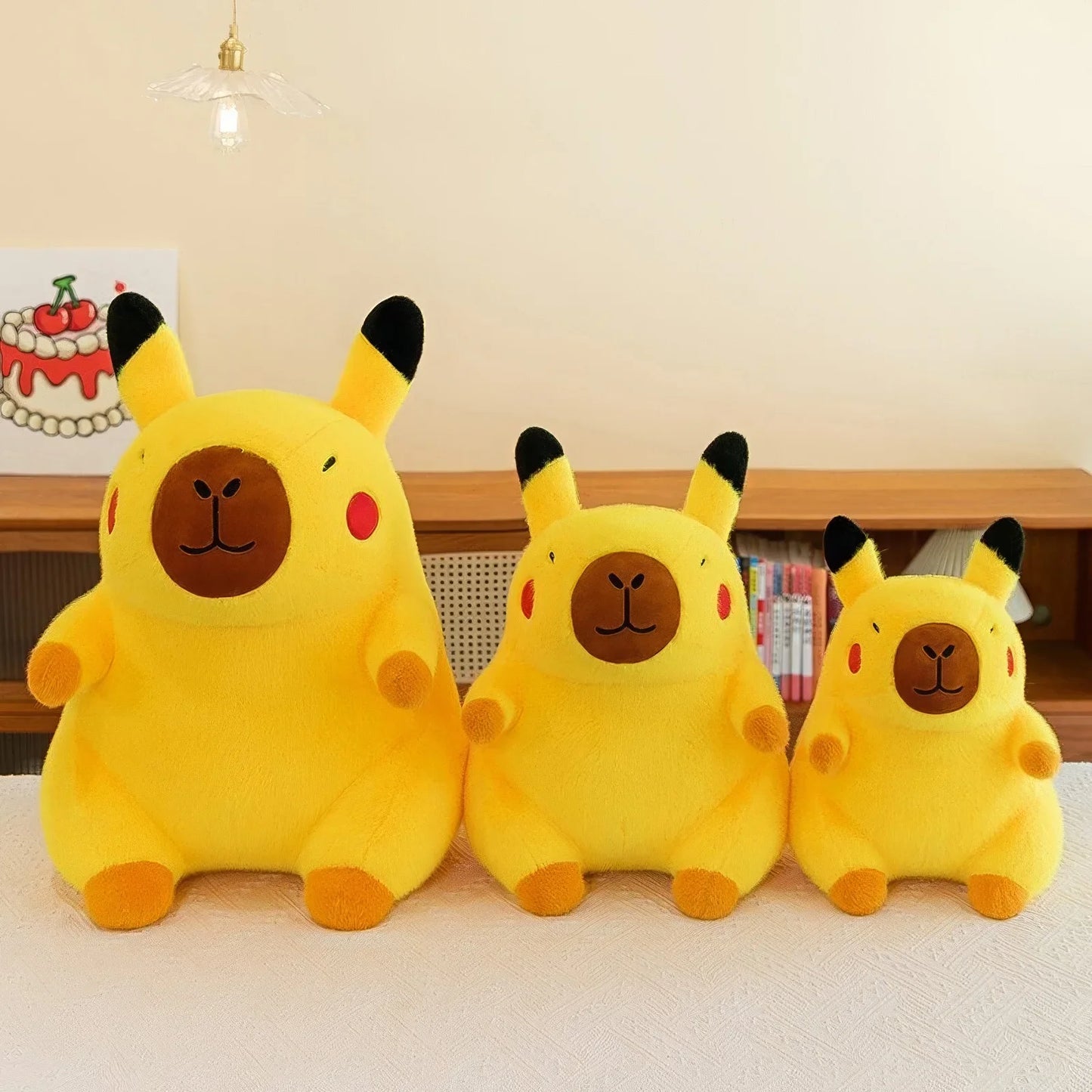 Yellow Pikabara Capybara Plush