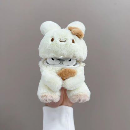 Cute Bunny Plush Airpods Case