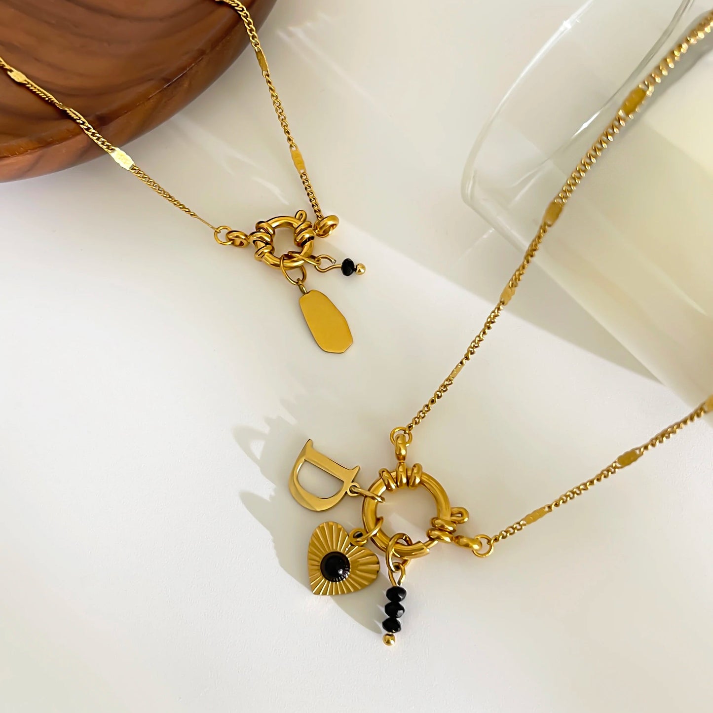 Daphne Layered Personalised Letter Necklace