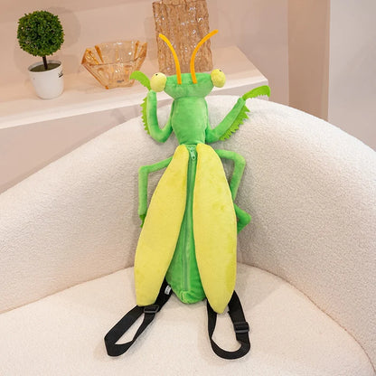 Praying Mantis and Mystic Dragonfly Plush Backpack