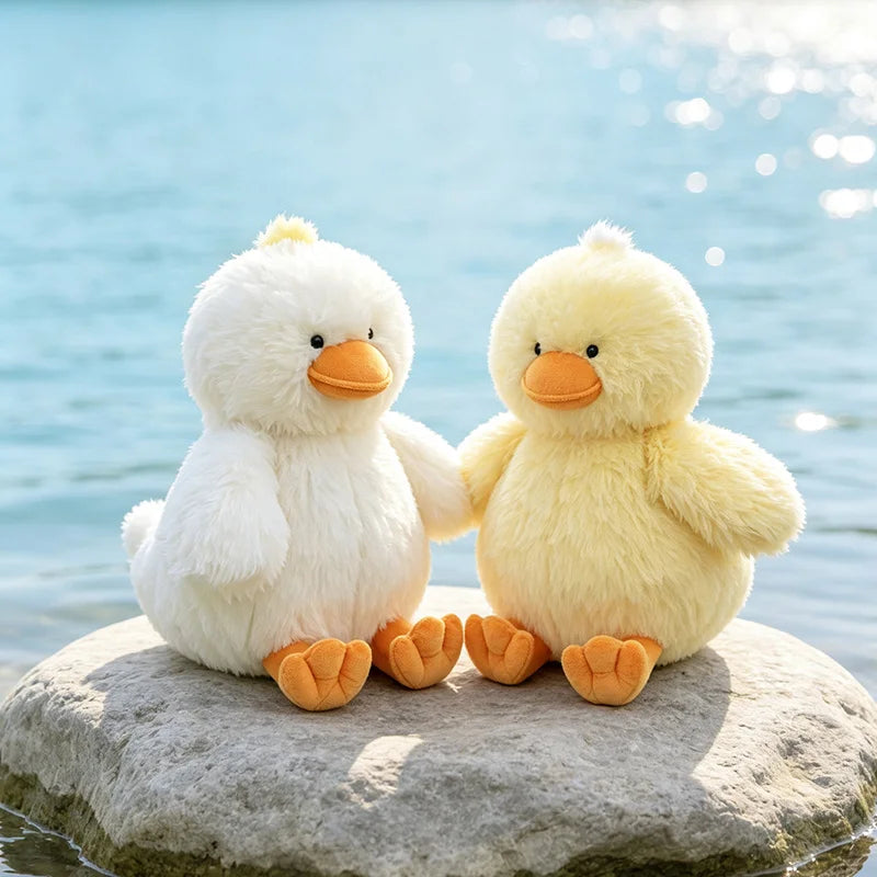 Chubby Fluffy Duckling Plush