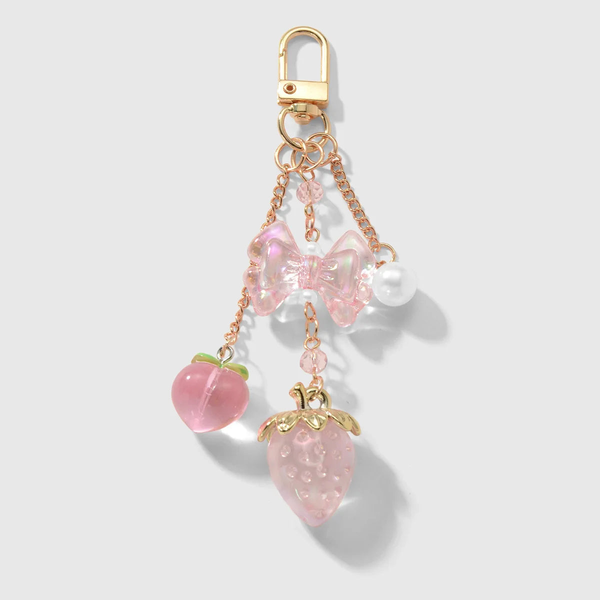Pastel Berry Charm Keychains