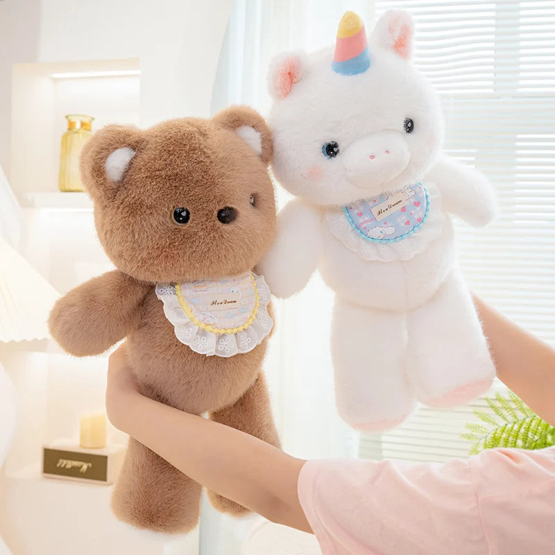 Kawaii Fluffy Sitting Animal Plushie Squad