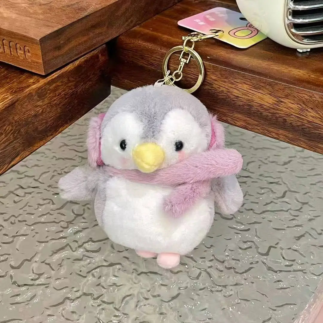 Winter Penguin Plush Airpods Case