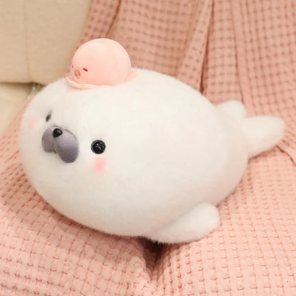 Pebbles the Baby Seal Plush Family