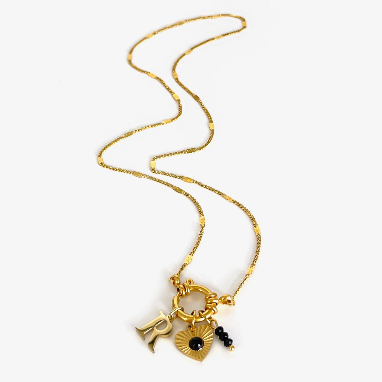 Daphne Layered Personalised Letter Necklace