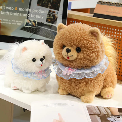 Yumi and Koji the Pomeranian Dog Plushies
