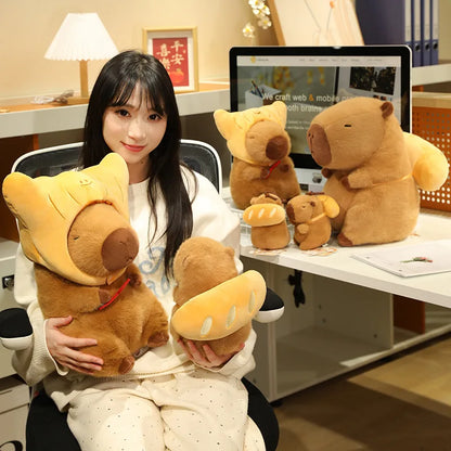 Toasted Croissant Capybara Plushies