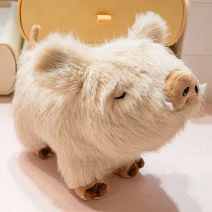 Kawaii Fluffy Wild Boar Plushie
