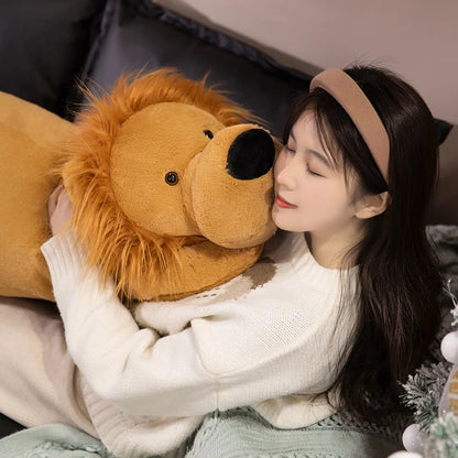 Long Lion Snuggle Buddy Plushies
