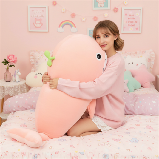 A Pod of Cuddly Whale Plushies