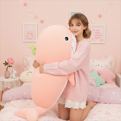 A Pod of Cuddly Whale Plushies