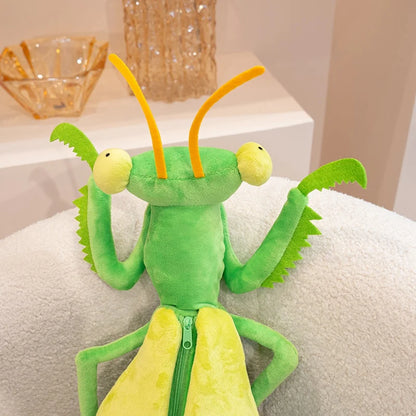 Praying Mantis and Mystic Dragonfly Plush Backpack