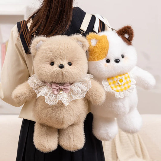 Kawaii Petite Besties Plush Backpack