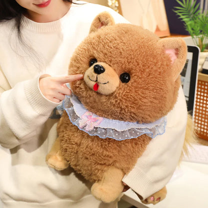 Yumi and Koji the Pomeranian Dog Plushies