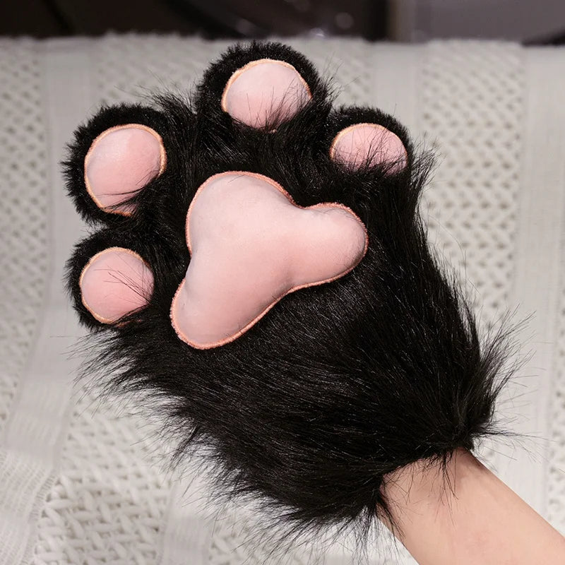 Kawaii Fluffy Cat Paws and Slippers