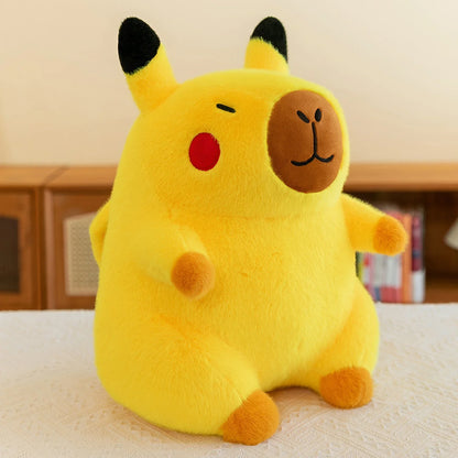 Yellow Pikabara Capybara Plush