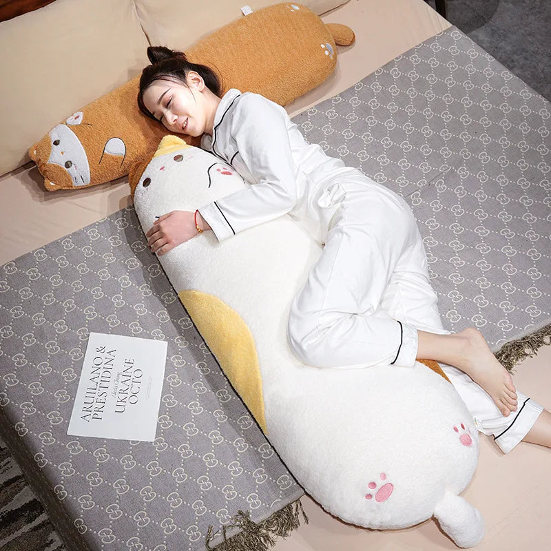 Fat Cat Body Pillow Plush