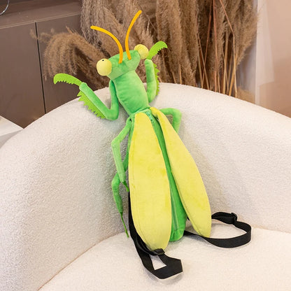 Praying Mantis and Mystic Dragonfly Plush Backpack