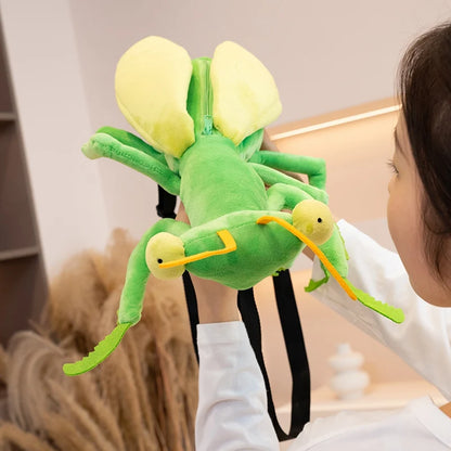 Praying Mantis and Mystic Dragonfly Plush Backpack