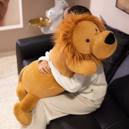 Long Lion Snuggle Buddy Plushies