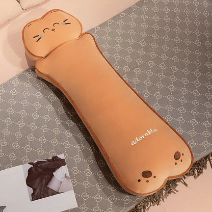 Long Kawaii Cat Bear Bread Plushies