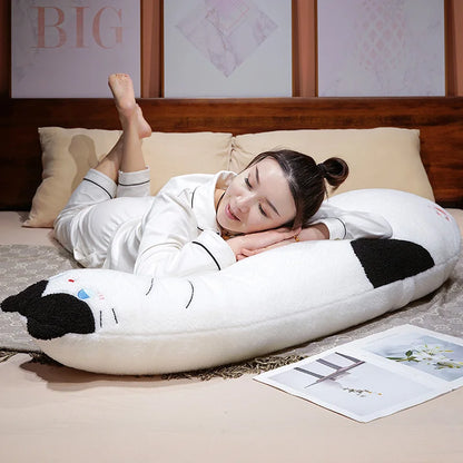 Fat Cat Body Pillow Plush