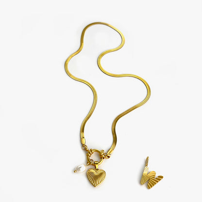 Aurelia Custom Initial Charm Necklace