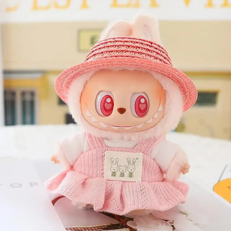 Handmade Pastel Day-Out Labubu Doll Outfit Collection