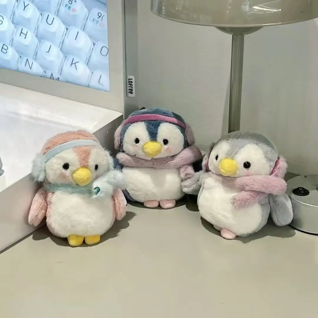 Winter Penguin Plush Airpods Case