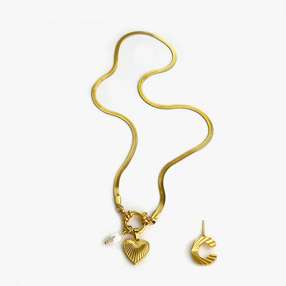 Aurelia Custom Initial Charm Necklace