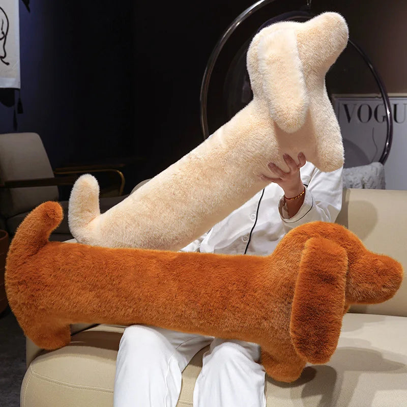 Long Snuggle Dachshund Sausage Dog Plushie