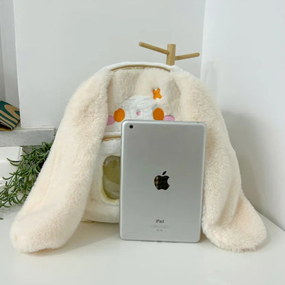 Kawaii Stars Bunny Plush Backpack
