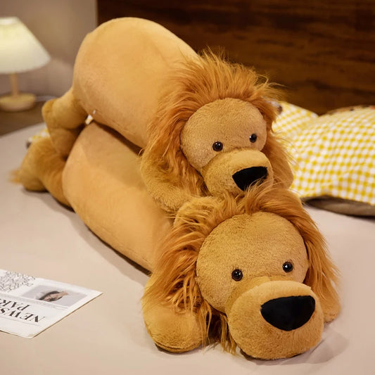 Long Lion Snuggle Buddy Plushies
