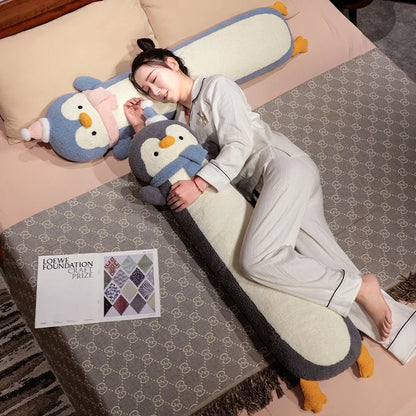 Long Snuggly Fluffy Penguin Plushies