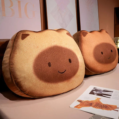 Capybara & Cat Toastie Bread Cookie Plushies