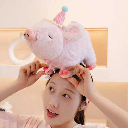 Kawaii Fluffy Wild Boar Plushie